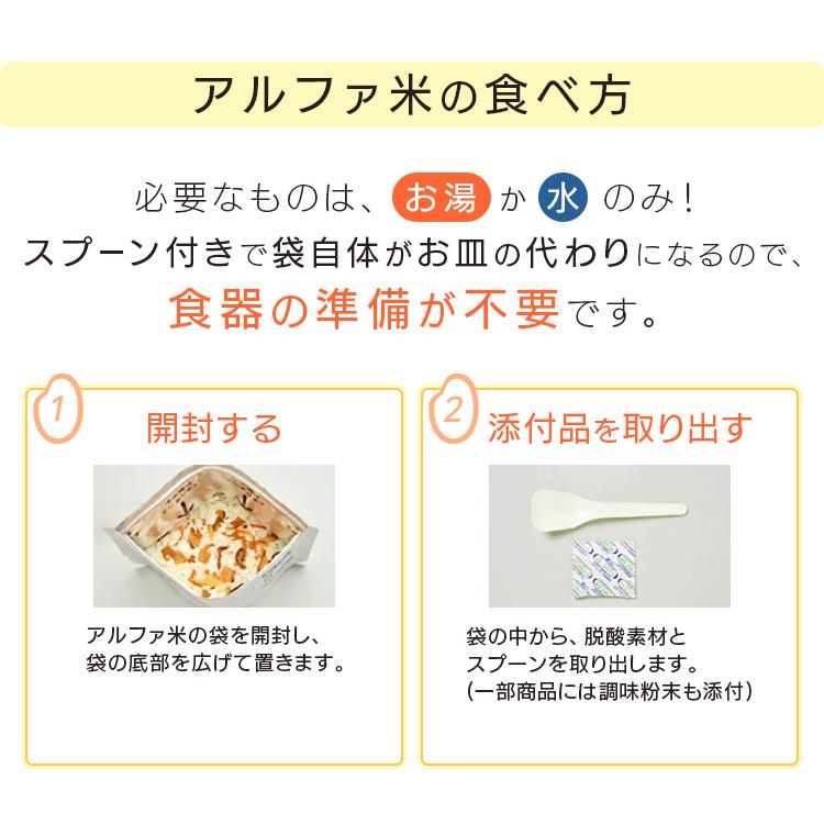 非常食 防災食 アルファ米 きのこごはん1食分 2001 アルファ米 ごはん きのこごはん 備蓄 災害食 避難食 国産米 尾西食品