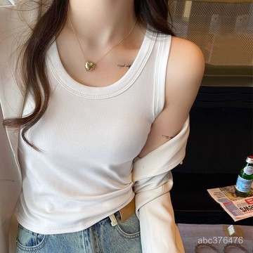 新款 防走光 高档 吊带背心女 校园 潮流 辣妹内搭 时尚 显瘦 百搭上衣