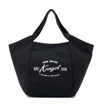 KANGOL 帆布托特包 黑-6325170320