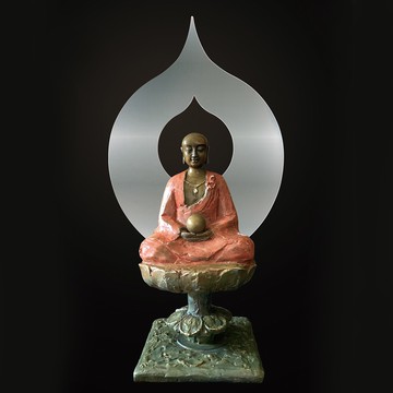 子問 2020年光輝系列 經典款 原作銅雕-地藏(地藏王菩薩) 限量1000件 有作者親自簽名限量件數並附典藏證明書