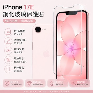 磨砂抗指紋 指紋不斷觸 隔日到貨 高透清新 無氣泡 適用 iPhone 17E 16 15 14 13 12 11 XR