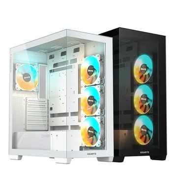 黑色機殼 【GIGABYTE 技嘉】C500 PANORAMIC STEALTH 直立式機殼