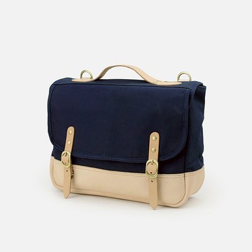 匠線LINE ARTISANAL機車復古單肩斜挎男包 手提帆布郵差包男包