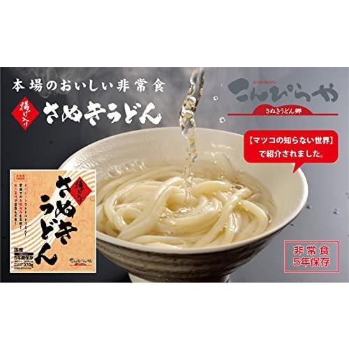 非常食5年保存 国産 揚げ入りさぬきうどん10食セット レトルト 割り箸付き 常温 5年保存 保存食 防災 アウトドア キャンプ