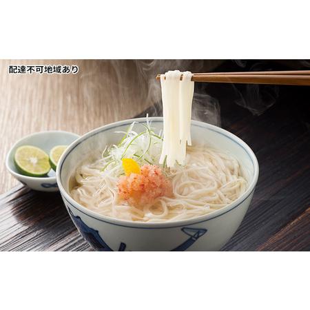 ふるさと納税 手延べ極細うどん 絹ひめと特製だし詰合せ８食 岡山県里庄町