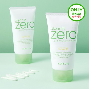 BANILA CO Clean It Zero Pore Clarifying Foam Cleanser 150mL 1+1 Special Set