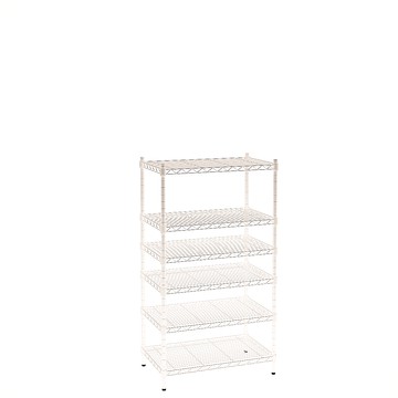 【客尊屋】粗管/小資型 45X70X135Hcm 白騎士六層架白騎士