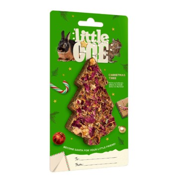 聖誕樹兔子聖誕節裝飾 聖誕花果樹 | Little One 零食玩具兔子磨牙天竺鼠