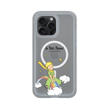 iPhone 15 Pro Max AirX 流變灰 - Le Petit Prince 小王子 - 騎乘在彩虹與雲端之上