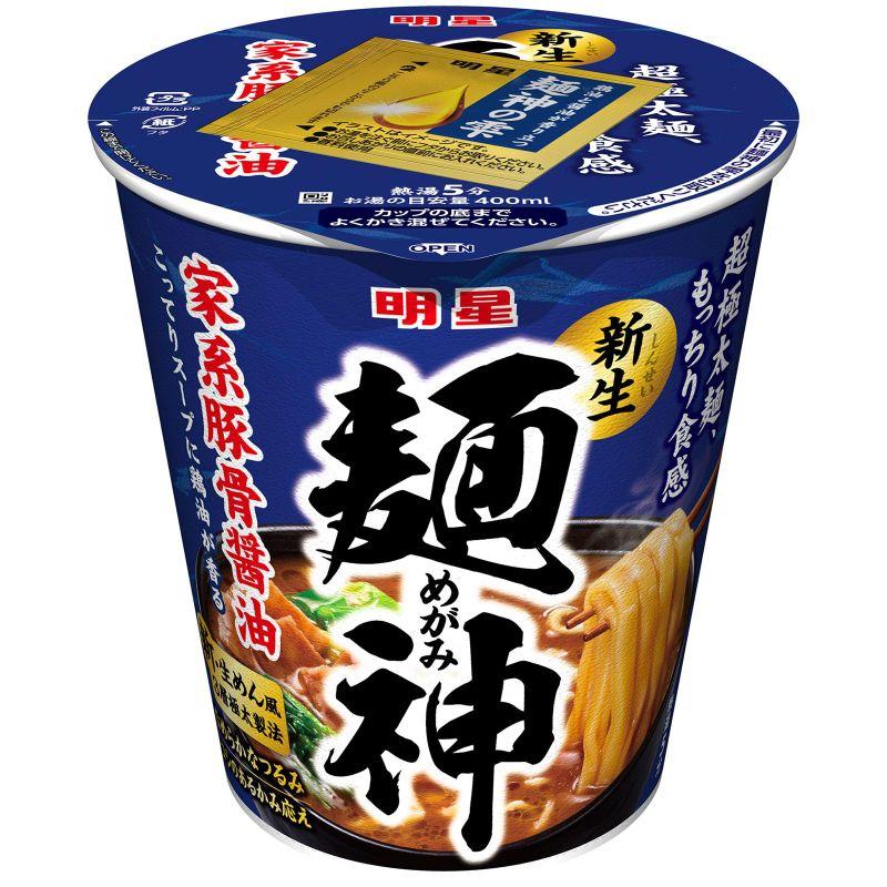 明星 麺神カップ 家系豚骨醤油 99g ×12個