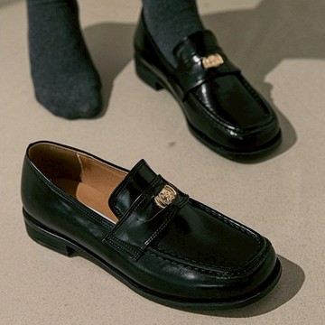 PRE-ORDER 韓國人手製 MACMOC Solid 樂福鞋 BLACK