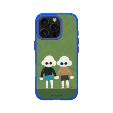 iPhone 16 Pro Clear 激光藍 - Seungyoun Kim - 雙子狗狗