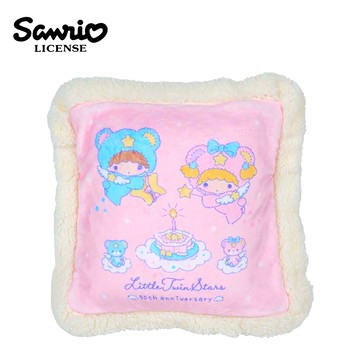 【日本正版】雙子星 絨毛毛毯抱枕 冷氣毯 午睡毯 毯子 抱枕 靠枕 三麗鷗 Sanrio - 408950