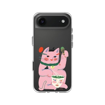 iPhone Air Clear Case（相機按鈕） 透明 - Livia Fălcaru - 抹茶貓