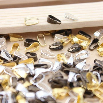 ⚡免運臺灣有貨⚡(200個)項鍊吊墜鏈接扣瓜子扣diy手工飾品配件小的⚡可開票