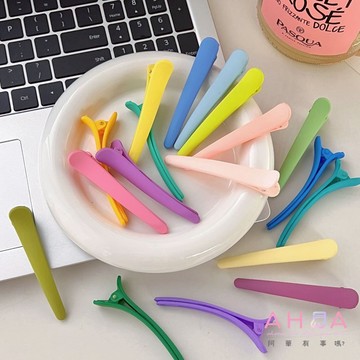 多巴胺磨砂無痕鴨嘴髮夾 E0146