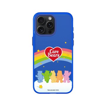 iPhone 15 Pro Max Clear 激光藍 - Care Bears - We are together