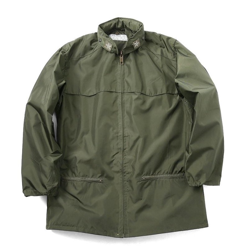 実物 新品 イタリア軍 レインジャケット 後期型 レインウェア 軍服