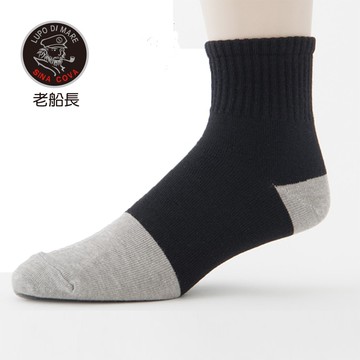 【ifeet】12雙入MIT竹碳森呼吸休閒襪(1106-3)黑色(老船長sinacova)