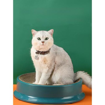 貓抓板窩耐磨不掉屑大號耐用貓咪爪耐抓圓形盤盆瓦楞紙幼貓替換芯