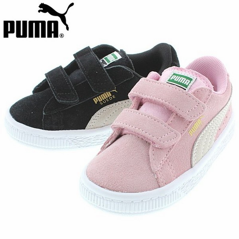 子供 プーマ Puma スウェード 2ストラップ キッズ Suede 2 Straps Kids ブラック ホワイト 01 ピンクレディー チームゴールド 23 通販 Lineポイント最大0 5 Get Lineショッピング