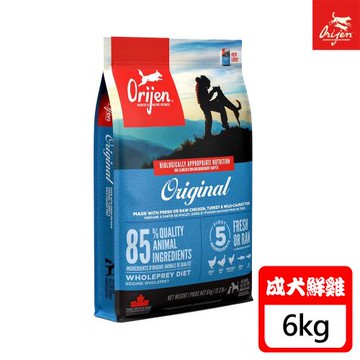 Orijen歐睿健 成犬鮮雞配方-6kg X 1包