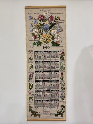 誕生年份 布曆1982 美國早期年份布面茶巾 系列