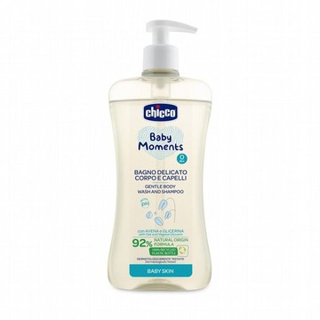 Chicco 寶貝嬰兒溫和植萃洗髮/沐浴露(初生寶寶專用)500ml(CCB105940)★衛立兒生活館★