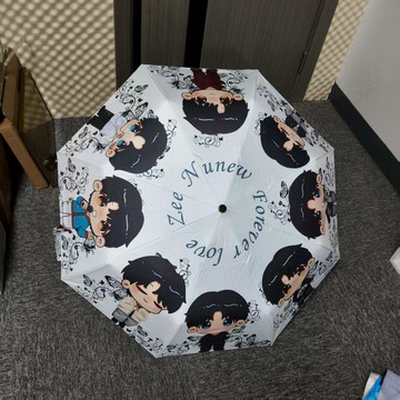 摺疊雨傘手動自動傘數碼印圖案晴雨兩用傘周邊文創禮品傘源頭廠家