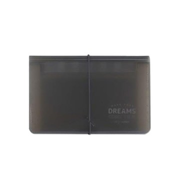 珠友Chuyu迷你風琴夾12層/黑/PO-06050-03/105x180x25mm