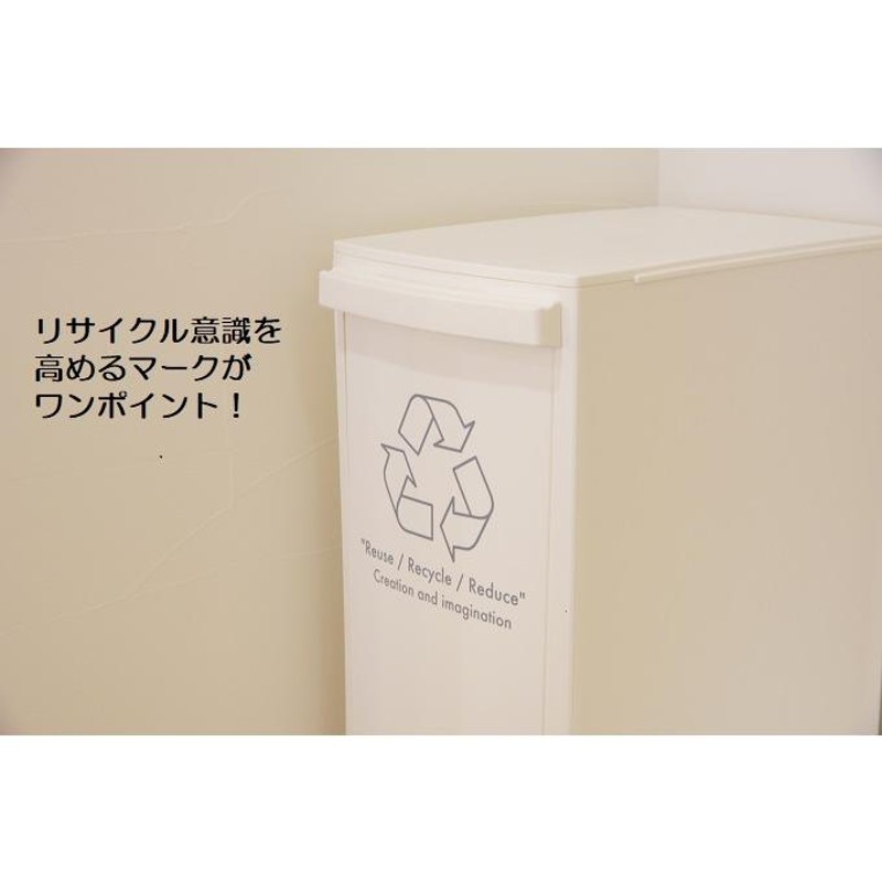 ゴミ箱 タワー 2段 引き出し ペダル式 スリム 30リットル 30L 10L×2 ...