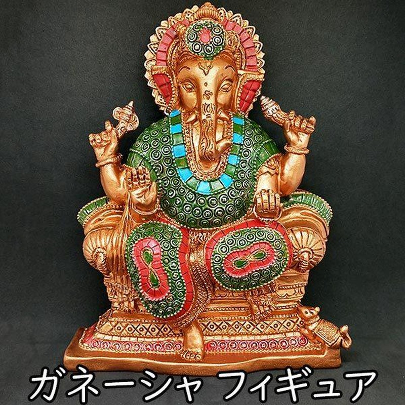 BangBangDa ヒンドゥー教 神 ガネーシャ神像 - インド 導か アイドル 