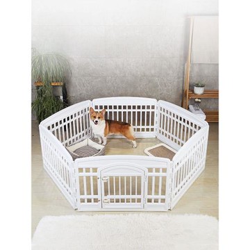 愛麗思狗圍欄寵物狗狗圍欄柵欄籠子室內護欄隔離中小型犬家用圍欄