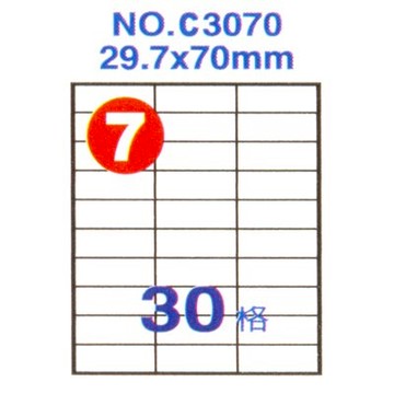 【文具通】Herwood 鶴屋 鐳射噴墨電腦標籤29.7x70mm ASC3070【APP滿額下單10%點數(單一帳號最高5000點)】1/31止