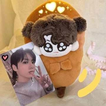 ✨臺灣出貨✨BTS田柾國屬性小落智10cm棉花娃娃超軟萌高顏值明星同款玩偶禮物