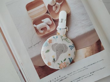 【5日內出貨】白底大象 平安符袋 彌月禮物 平安符袋 香火袋