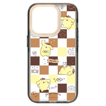 布丁狗 復古棋盤格 透黑標準/磁吸版 iPhone 16 15 14 13 Pro Max
