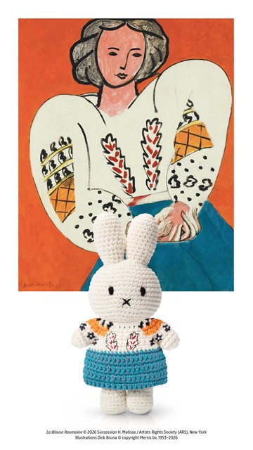 Just Dutch | Miffy 手工編織 博物館系列 馬諦斯 羅馬尼亞罩衫