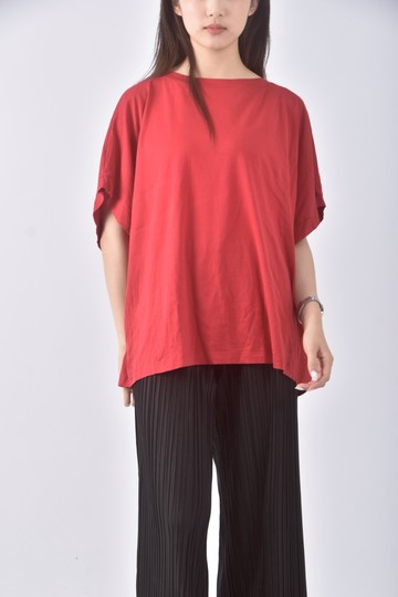 (S) liviana conti棉質純棉紅色短袖上衣