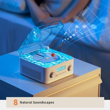 KAWOO聽海cd機輯播放器高音質一體機cd唱片機復古留聲機禮物跨境【Snowbelle優選】