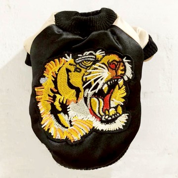 SassyDog 寵物服飾 黑虎外套  黑色  黑色  1件