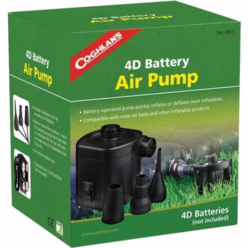【露營趣】Coghlans 0817 電池式電動充氣幫浦 充氣馬達 充氣床用