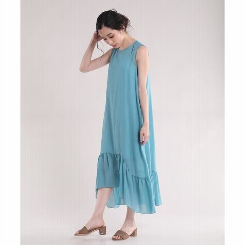 Ined イネド Luftrobe ノースリーブマキシワンピース 通販 Lineポイント最大0 5 Get Lineショッピング