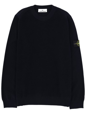 stone island jersey with logo patch