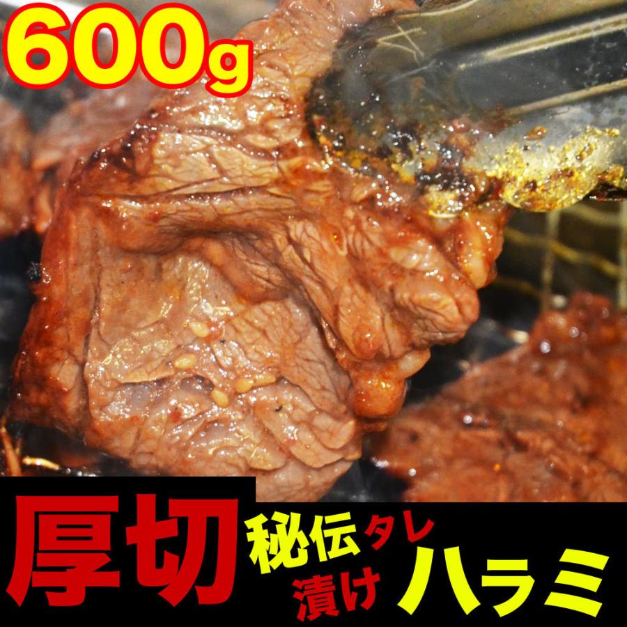 ハラミ サガリ 600g(タレ込み) 2個以上でおまけ特典チャンス (焼肉 BBQ)