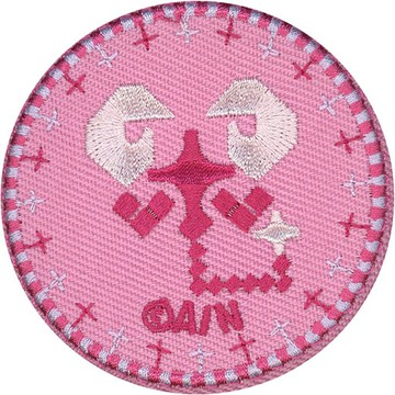 壹百滿天原SALOME刺繡徽章虛擬YouTuber正宗民族風格