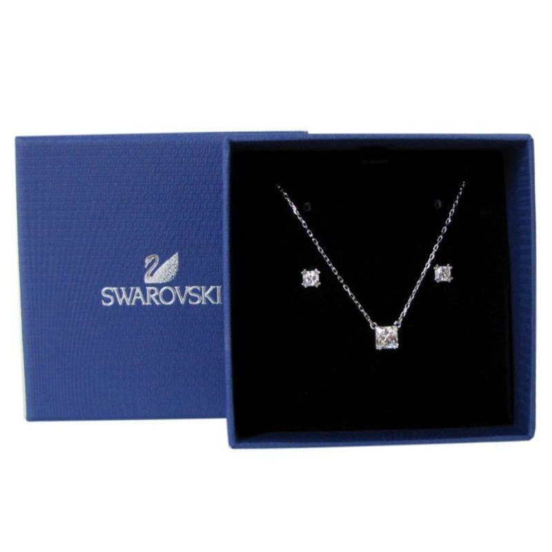 スワロフスキー SWAROVSKI ネックレス ピアス セット Attract