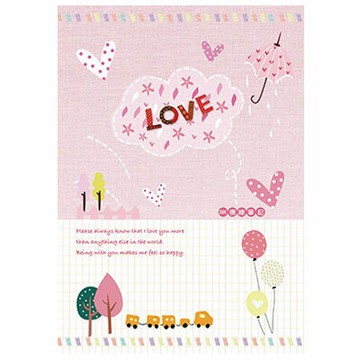 美加美 AF1208 Love 16K大格加厚筆記-雨傘 5本/包【APP滿額下單10%點數(單一帳號最高1000點)】4/30止