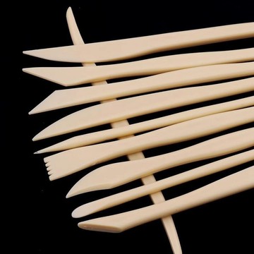 ⚡免運臺灣有貨⚡塑料陶泥工具套裝10件套美術用品diy鵰塑造型軟陶陶藝工具十件套