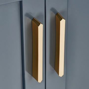 金色柜門拉手輕奢 現代簡約衣櫥柜子門把手抽屜廚柜拉手新中式